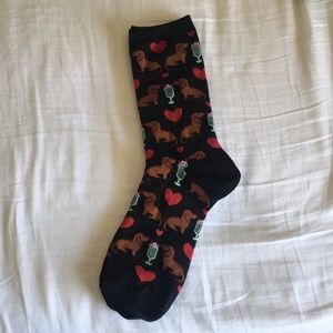 Dachshund love socks